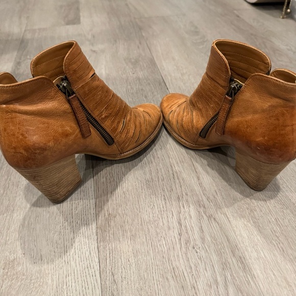 Paul Green Sisal Malibu Sliced Double Zip Ankle Bootie, Women’s Size 3.5 Leather - Picture 4 of 8